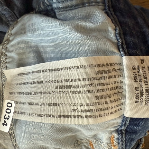 Hollister Womens High-Rise Super Skinny Classic Stretch Distressed Jeans Size 26 - Picture 14 of 14